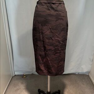 Sanctuary Green and Black Midi Pencil Skirt for Cocktail